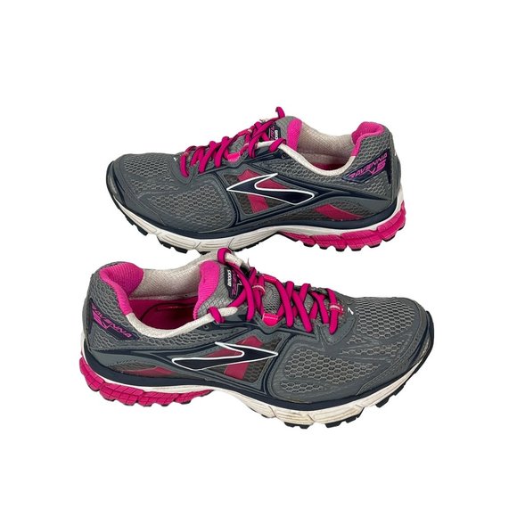 Brooks Ravenna 5 Womens 9M Pink Gray Mesh Running Athletic Shoes - Picture 5 of 12